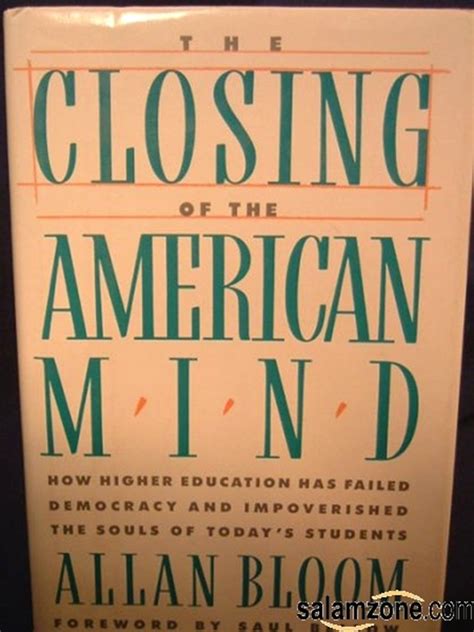 Bloom The Closing Of The American Mind
