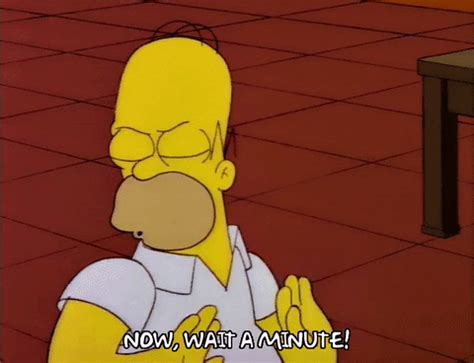 Wait A Second Homer Simpson GIF - Find & Share on GIPHY