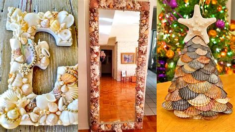 adorable diy seashell craft  home decor seashell craft ideas