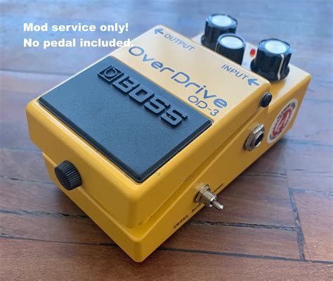 Modify your Boss OD-3 Overdrive with upgrades! Mod service Only!