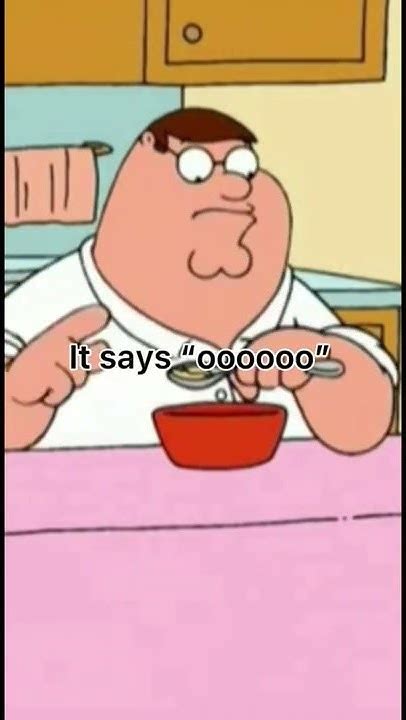 Peter those are cheerios. 😂 #shorts #comedy #familyguy #petergriffin ...