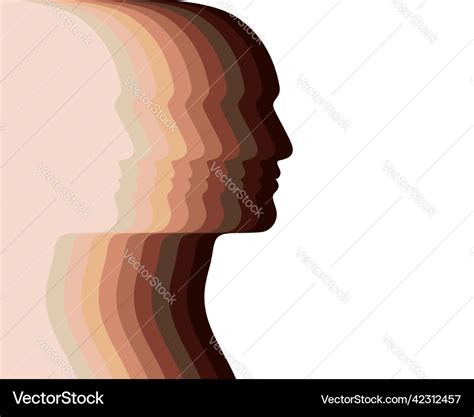 skin colours royalty  vector image vectorstock