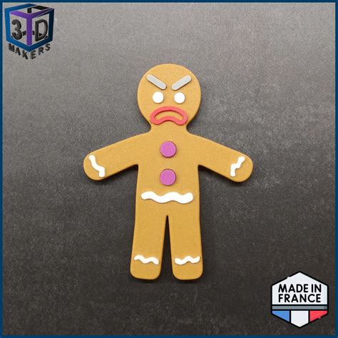 Other STL Download - Angry Gingy Christmas Ornament from Shrekby GT 3D