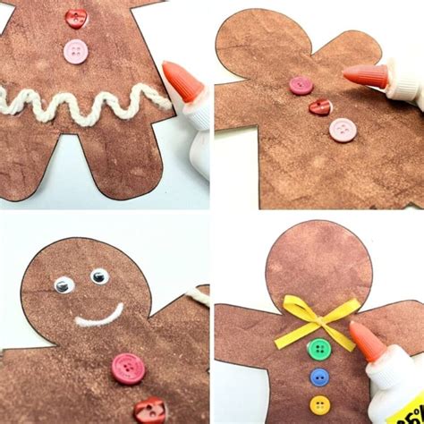 How to Decorate a Paper Gingerbread Man (with Free Template!) - The ...