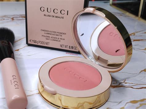 New Gucci Beauty Bright Coral (04) Blush Review - Glossnglitters
