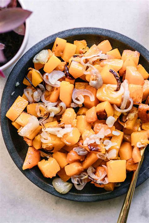 Roasted Butternut Squash and Shallots ⋆ Easy + Only 40 Minutes!