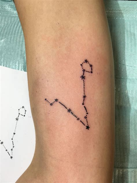 constellation of pisces tattoo 7