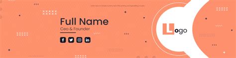 highlight  brand  modern orange linkedin banner template kapwing