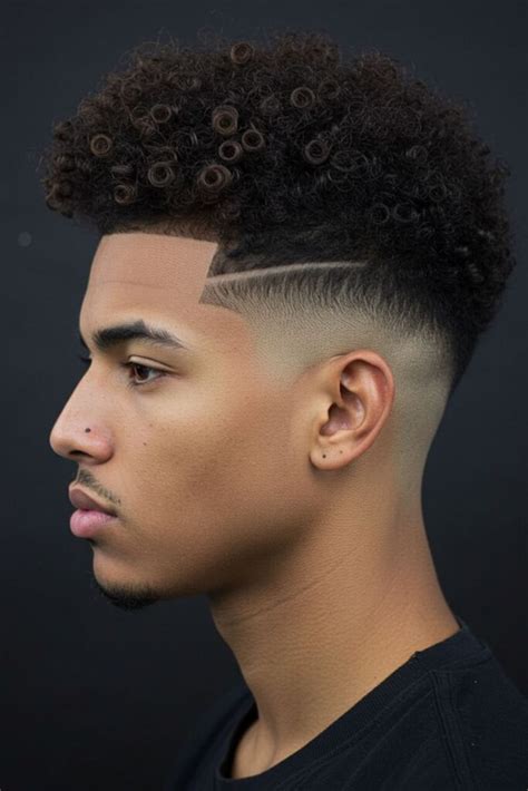 fade haircut curly hair ideas    mom beauty