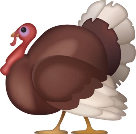 Turkey Emoji [Free Download IOS Emojis] | Emoji, Emoji set, Cool emoji