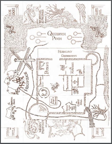 Hogwarts Map Printable | Free Printable Maps