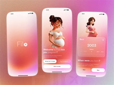 Pregnancy Tracker mobile App by Sheikh Nazmul for Kites Design on Dribbble
