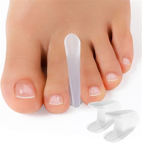 Mcvcoyh 10 Pieces Gel Toe Separators, Silicone Toe Spacers for Bunion