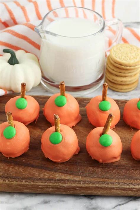 Easy Pumpkin Oreo Balls - To Simply Inspire
