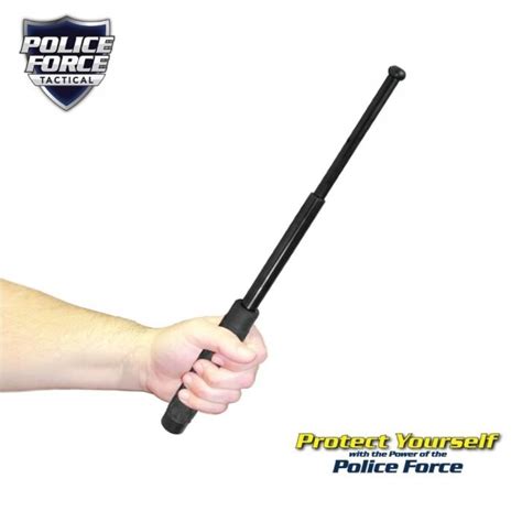 Police Force 16″ Expandable Steel Baton – Guerrilla Defense Personal ...