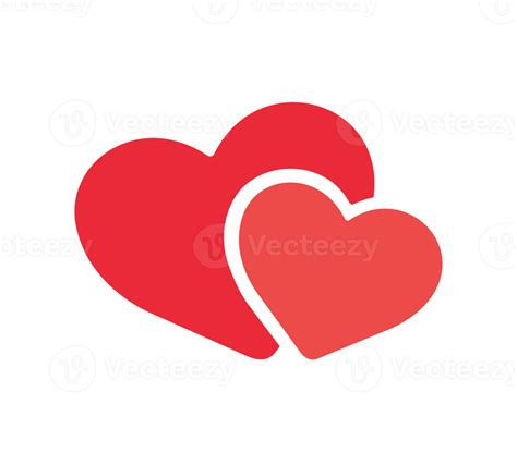 two simple heart icon 11191929 PNG