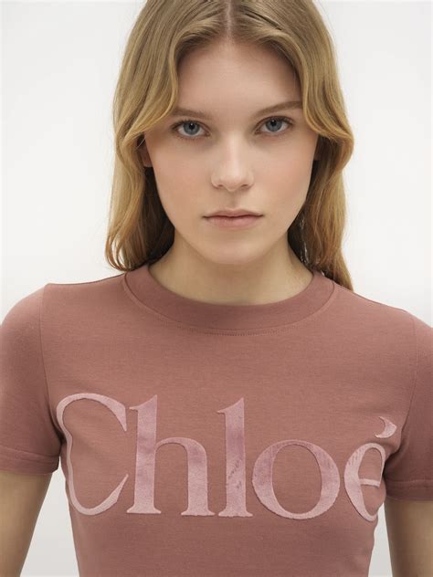 CAMISETA CHLOÉ ROSA • PERCHA SANTANDER