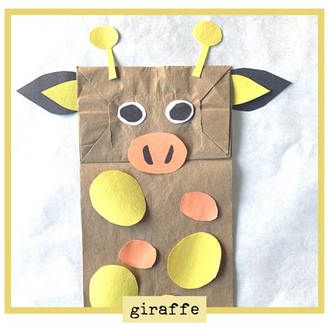 Paper Bag Animal Puppets - TinkerLab