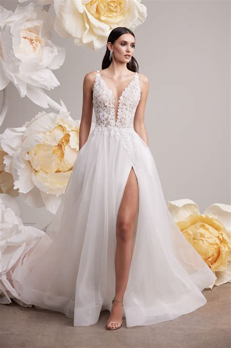 Dazzling Modern Wedding Dress - Style M2453 | Mikaella Bridal