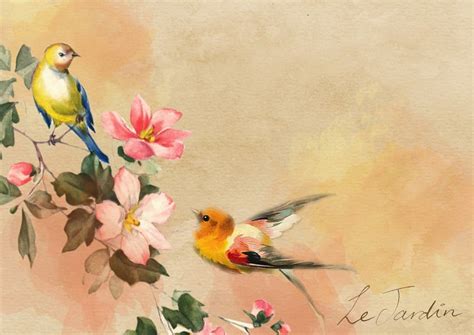 Vintage Bird Wallpaper