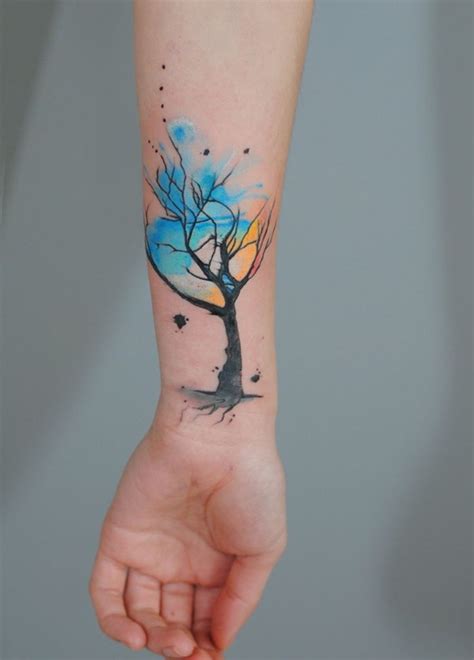 Latest 55 Watercolor Tattoo Designs and Ideas: 2015