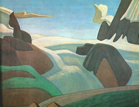 Затвердевшее снежное поле, 1926 (картина) — Харрис