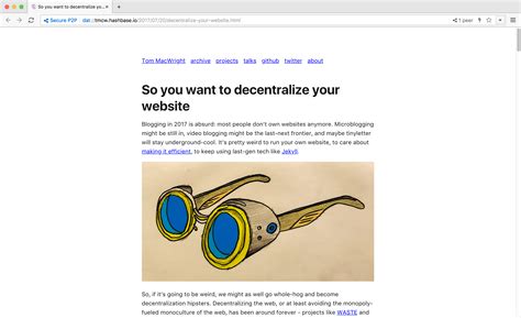 The Decentralized Web