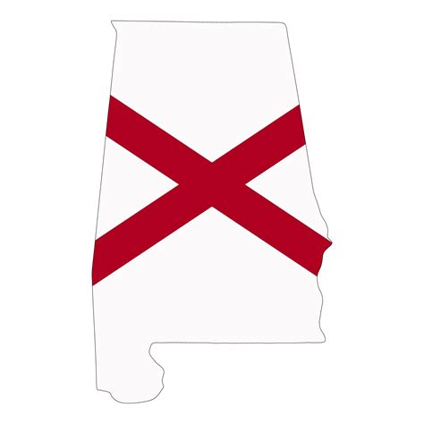 Alabama Flag - State of America 26804002 PNG