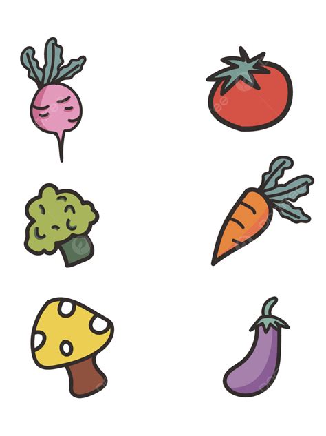 gambar kartun sayuran anak anak tomato wortel biru barat jamur telur
