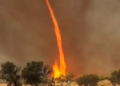 An Amazing Tornado Fire Is Caught On Video In The Australian Outback [VIDEO]