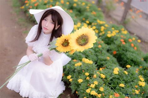Fantasy Factory - 小丁 (Xiao Ding) - Sunflower "51 photos" - Cosplaytele