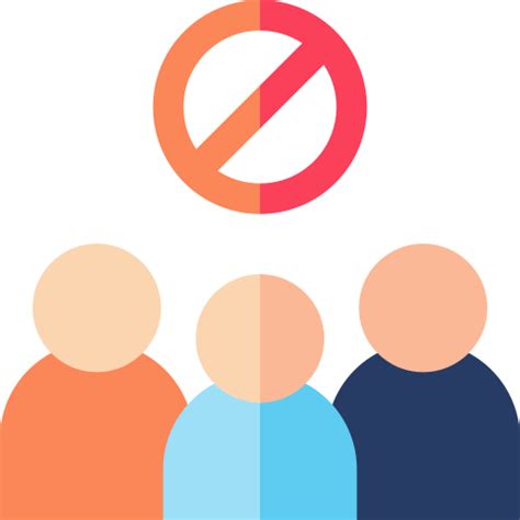 Evita las multitudes - Iconos gratis de personas