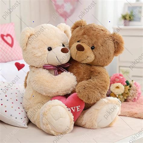 Endearing Teddy Bears Crafting Moments Of Love Backgrounds | PNG Free Download - Pikbest