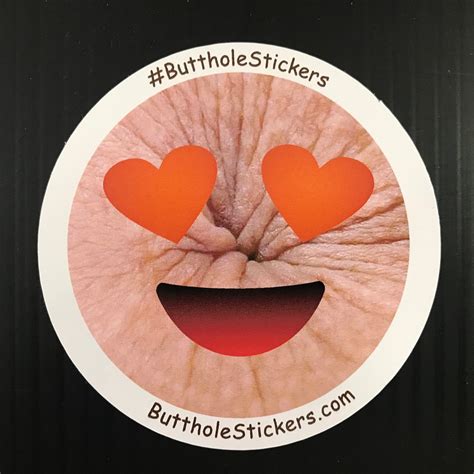 Emoji Butthole Stickers new Stickers Added prank Gag Gift - Etsy Ireland