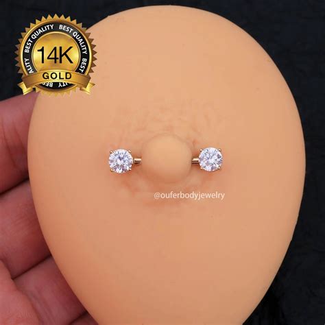 pcs  gold nipple ringsg nipple jewelrynipple barbellnipple
