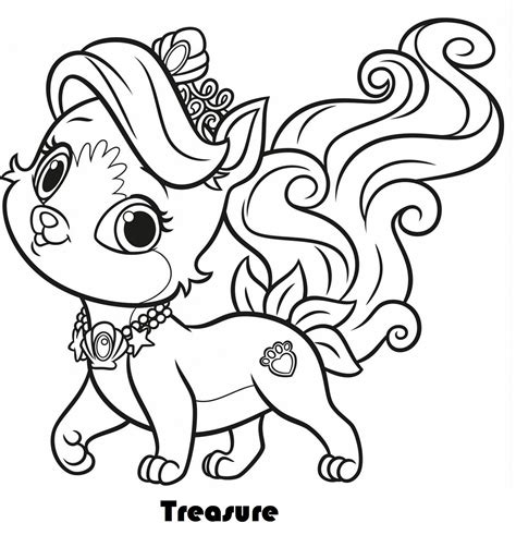 Palace Pets Coloring and Activity Pages - Coloring Pages