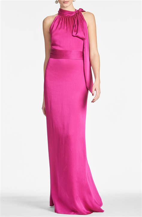 Sachin & Babi Kayla Halter Gown | Nordstrom | Pink formal gown, Gowns