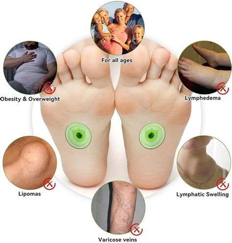 LUKMLCA Bee Venom Lymphatic Drainage Slimming Foot Patch LUKMLCA Bee