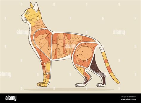 basic cat anatomy  res stock photography  images alamy