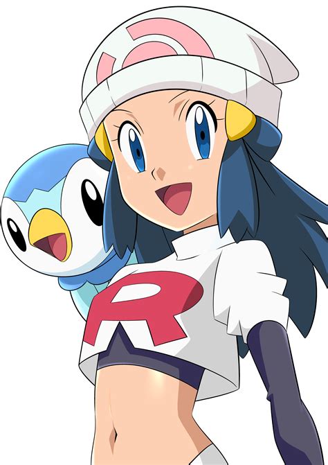dawn, piplup, and jessie (pokemon and 2 more) drawn by hainchu | Danbooru