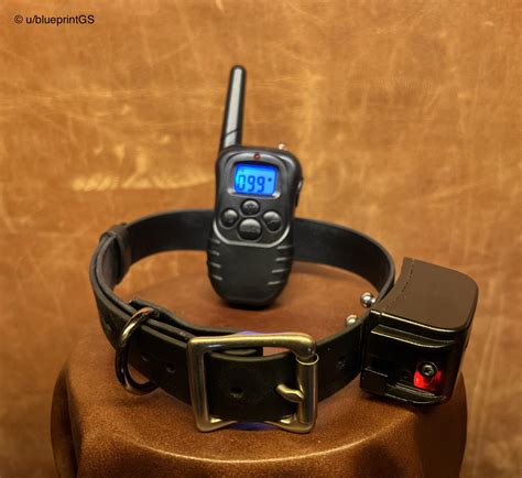 Shock collar made from one inch beta biothane, solid brass buckle : r