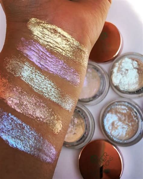 You've Never Seen Glitter Highlighter Swatches This Bright Before Mac Makeup, Makeup Cosmetics ...