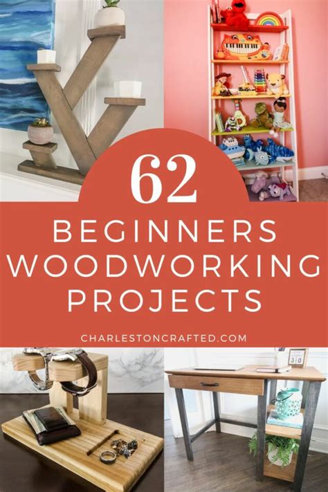 62 easy beginning woodworking projects