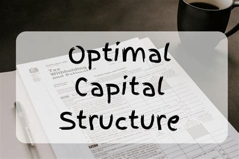 optimal capital structure valuation master class