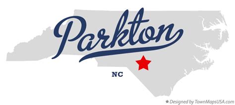 Map of Parkton, NC, North Carolina