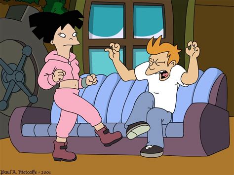 Fry & Amy - Futurama Wallpaper (967795) - Fanpop