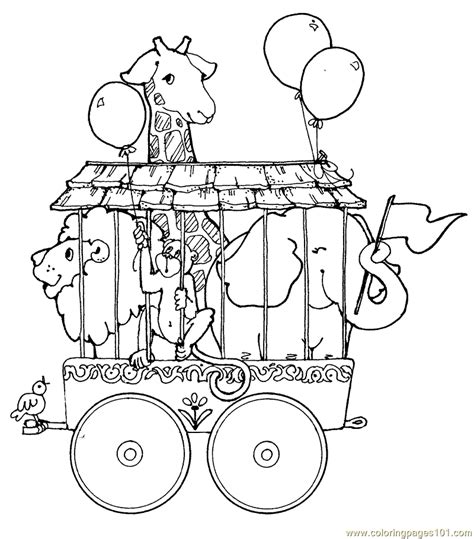 Circus Coloring Pages Printable - Coloring Home