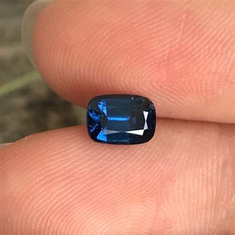 cushion cut sapphire etsy