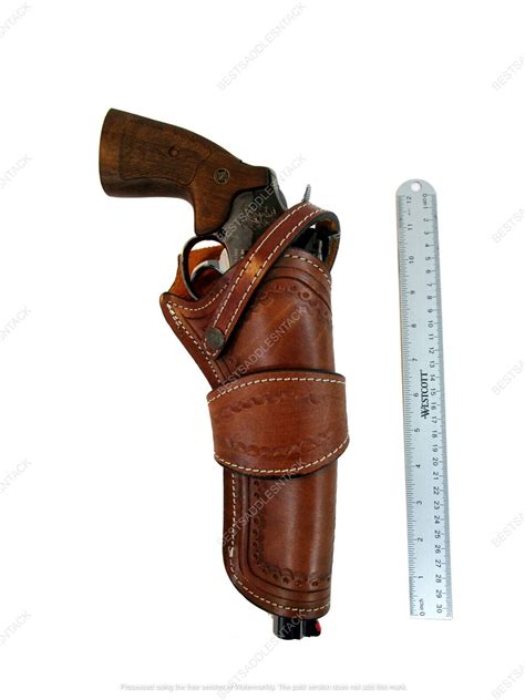 HOLSTER UNIVERSAL FIT GUN COVER REVOLVER HOLDER OPEN BOTTOM TOOLED