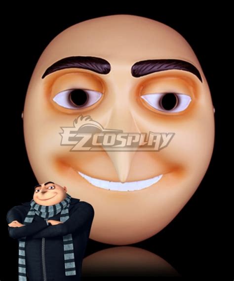 Despicable Me Felonius Gru Halloween Mask Cosplay Accessory Prop ...
